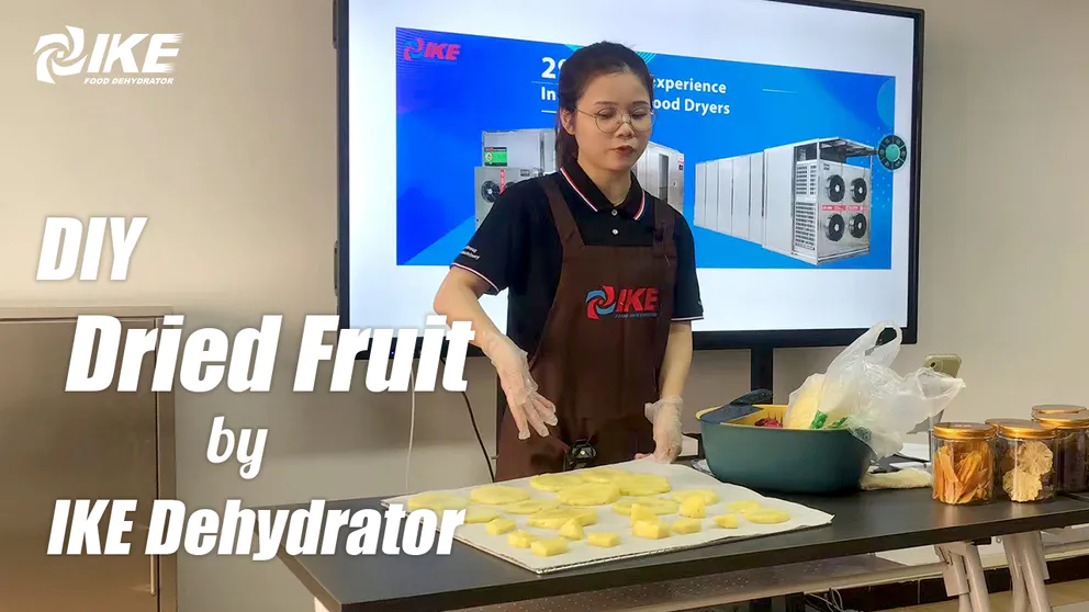 Livestream-DIY dried fruit by IKE fruit dehydrator